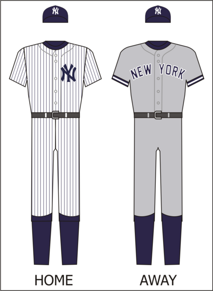 New York Yankees Home Uniform  New york yankees logo, New york