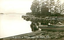 Sebago Lake c. 1915 A Corner in Sebago Lake, South Casco, ME.jpg