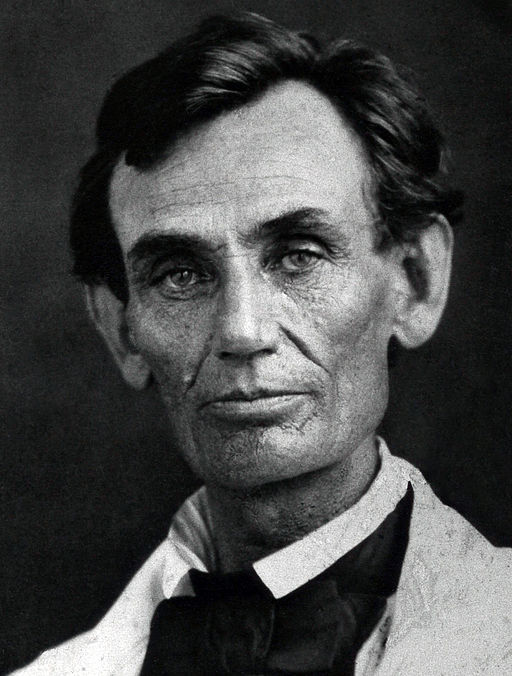 Abraham Lincoln by Byers, 1858 - crop