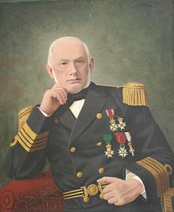 Bøicke Johan Rulffs Koren (1828–1909) ble statsråd og kontreadmiral