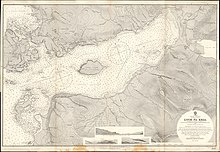 Landkarte des Loch na Keal von 1909 mit Eorsa in der Mitte