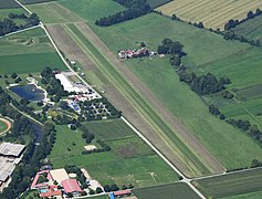 Ampfing-Waldkraiburg airfield aerial view.