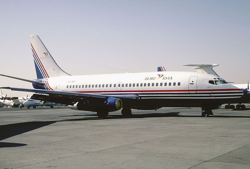 File:Aero Asia Boeing 737-281; EX-450, April 2002 DVB (5287973717).jpg