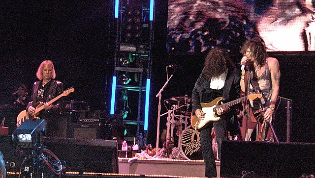 Aerosmith performing live in Buenos Aires 2007.