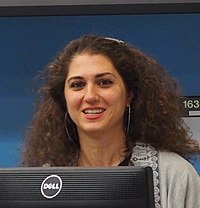 Alia Malek, Baltimore-born Syrian-American journalist and lawyer, 2018. Alia Malek 120408.jpg