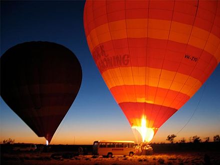 Hot Air Ballooning in the Red Centre