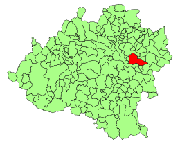 Almenar de Soria – Mappa