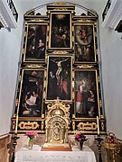 Altar de la capilla del Sagrario en la Parroquia de San Jaime y Santa Ana de Benidorm.