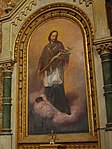 Altar painting by Johannes Nepomuk in the parish church Langschwarza.jpg