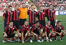 Startelf im ersten Europapokalheimspiel der Vereinsgeschichte am 27. August 2009 gegen den FC Fulham