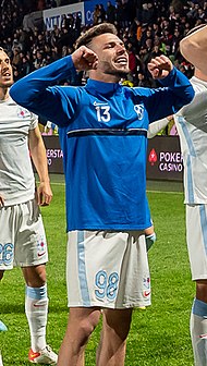 Andrei Cordea in action during Romania Superliga: A.F.C. HERMANNSTADT  News Photo - Getty Images