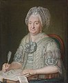 Anna Magdalene Høpfner malet af U.F. Beenfeeldt i 1776.