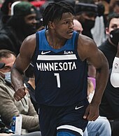 Anthony Edwards made two NBA All-Star teams for the Timberwolves and was a member of the 2023 United States FIBA Basketball World Cup team and 2024 United States men's Olympic basketball team. Anthony Edwards Kentavious Caldwell-Pope (51734745028) (cropped) (cropped).jpg