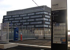 Az Arenc-Euroméditerranée állomás cikkének szemléltető képe
