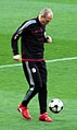 Preparing to play for Bayern München against Manchester United in April 2010