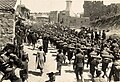חיילים אוסטרליים צועדים לתוך ירושלים