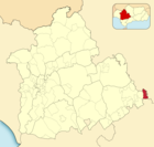 Расположение муниципалитета Бадолатоса на карте провинции
