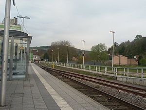 Kusel train station today