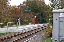 Haltepunkt Süderlügum an der Marschbahn