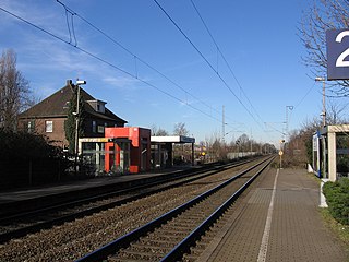 <span class="mw-page-title-main">Voerde (Niederrhein) station</span> Railway station in North Rhine-Westphalia, Germany