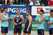 Deutsch: Beachhandball Europameisterschaften 2019 (Beach handball Euro); Tag 6: 7. Juli 2019 – Männerfinale, Dänemark-Norwegen 2:0 (25:18, 19:16) English: Beach handball Euro; Day 6: 7 July 2019 – Men's Final – Denmark-Norway 2:0 (25:18, 19:16)