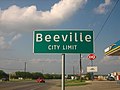 Beeville, TX, sign IMG 0979.JPG