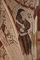 English: Fresco in Bellinge church, Fyn, Denmark. The frescos are signed by Ebbe Olsen and Simon Petersen and are dated 1496. They were covered in white in 1536 and uncovered in 1886. The motives are based on biblia pauperum