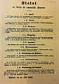 “Statut des Vereins für demokratische Monarchie”, 18. April 1848