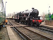 Black 5 at Alresford Station. - geograph.org.uk - 639630.jpg