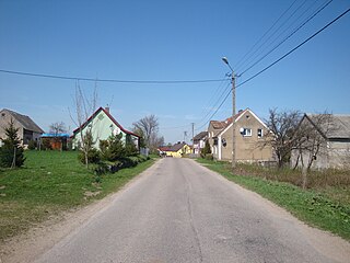 Błąkały Village in Warmian-Masurian, Poland
