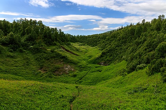 Blind valley in Bjurälven. Photograph: Andreaze