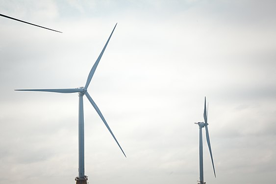 Off the coast of Rhode Island, the Block Island Wind Farm is the first offshore wind farm in the United States.