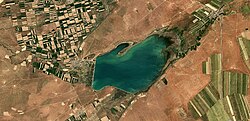 Bogen Reservoir Sentinel-2 image.