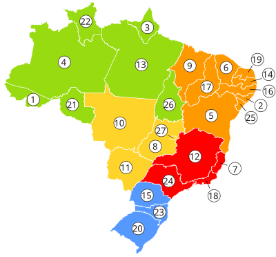 Brazilië: Geschiedenis, Geografie, Demografie