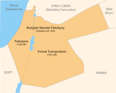 Mapa Mandatu Palestyny