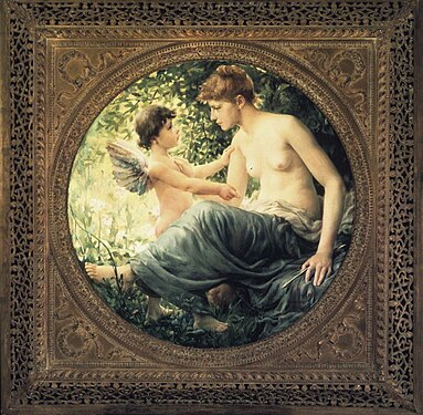 L'Amour désarmé, 1889, New York, Brooklyn Museum.