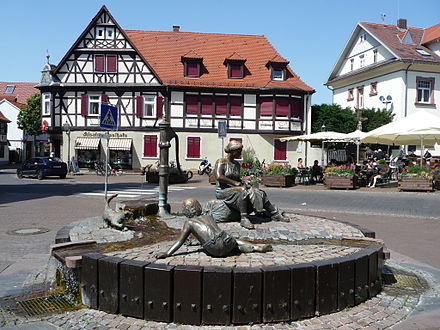 Fountain in the Marktplatz