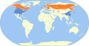 Буцефала clangula map.svg