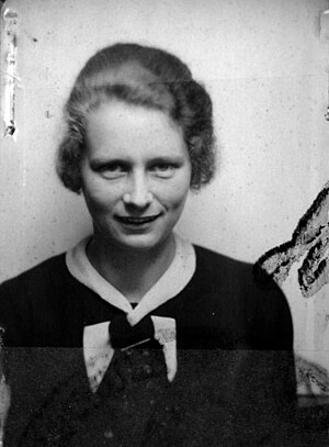 Porträt von Hedwig Potthast, 1933