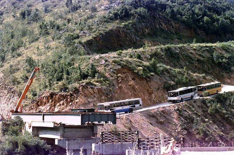 File:Buses near Mostar, Bosnia in 1996.JPEG