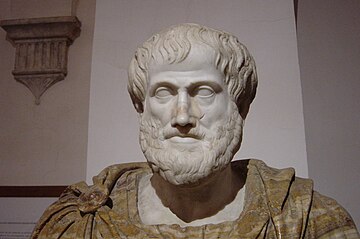 Aristotelesoverleden in 322 v.Chr.
