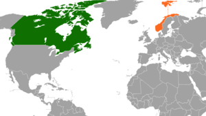 Canadá y Noruega