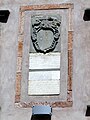 Piazza del municipio di Castiglione di Garfagnana, Toscana, Italia