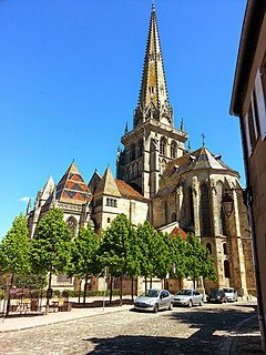 Autun Cathedral cathedral located in Saône-et-Loire, in France