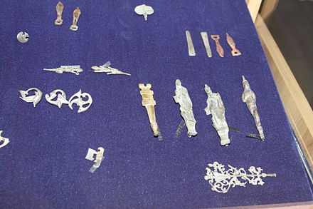 Artifacts from a centurion's tomb.