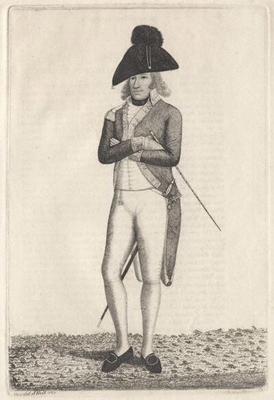 Military issue tail coat, 1789