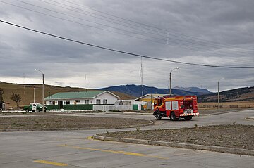 Police station in Patagonia (southern Chile).