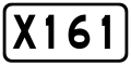 China County Road X161.svg