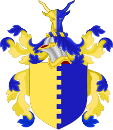 Escudo de armas de Bartholomew Gosnold.svg