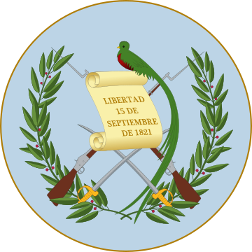 File:Coat of arms of Guatemala with background.svg